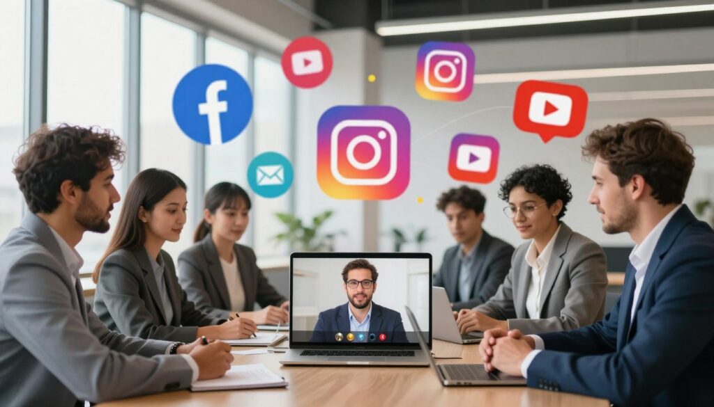 استخدام منصات التواصل الاجتماعي للتسويق استخدام منصات التواصل الاجتماعي للتسويق