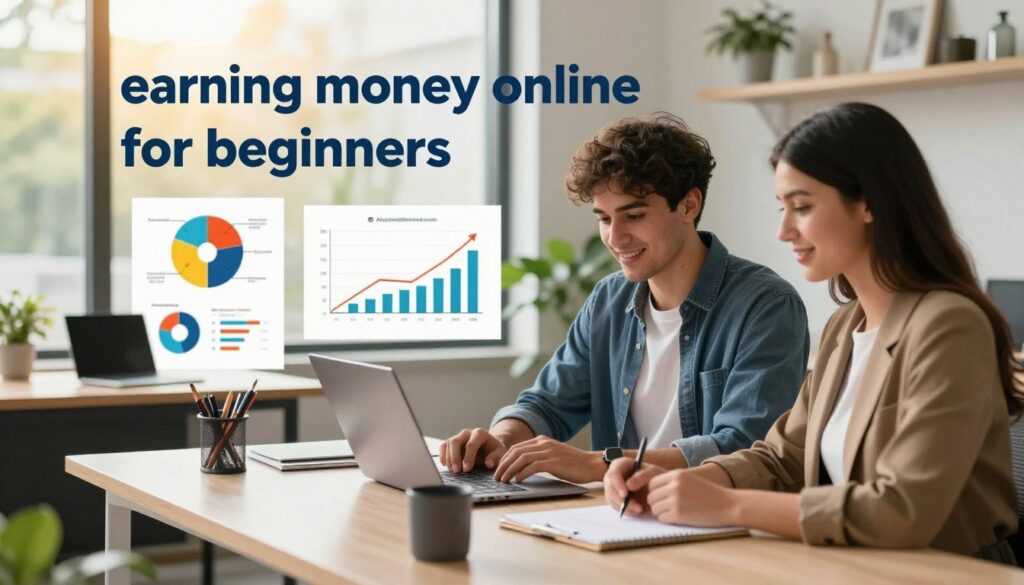 "الربح من الإنترنت للمبتدئين